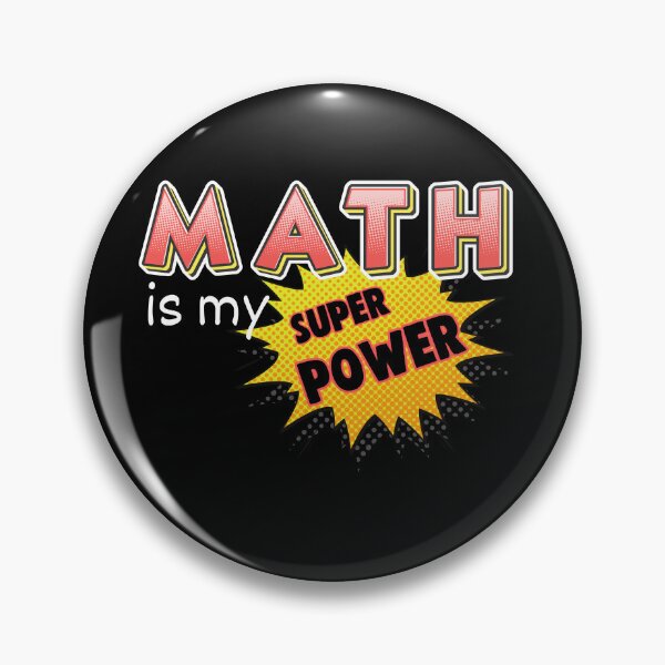 Item preview, Math Is My Superpower | Superhero Comic Algebra Lover designed and sold by LadyHustle.