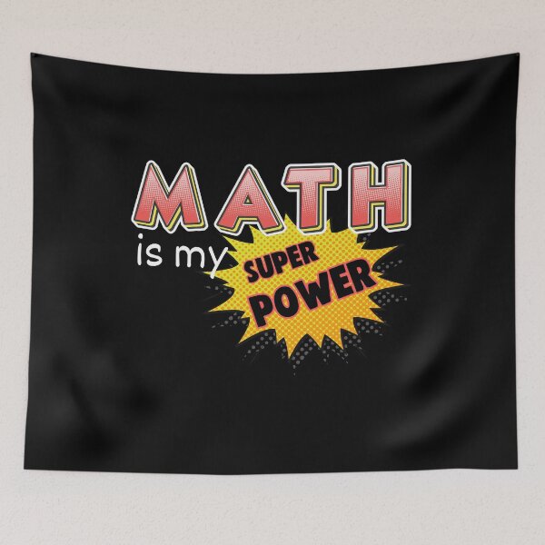 Item preview, Math Is My Superpower | Superhero Comic Algebra Lover designed and sold by LadyHustle.