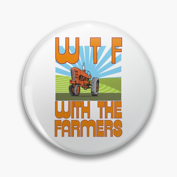 Item preview, WTF "With The Farmers" design  designed and sold by YogaZesty.