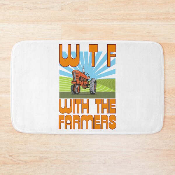 Item preview, WTF "With The Farmers" design  designed and sold by YogaZesty.