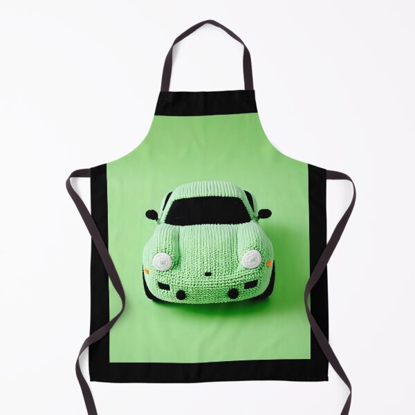 Item preview, Knitted green sports car designed and sold by Studio Quirk.
