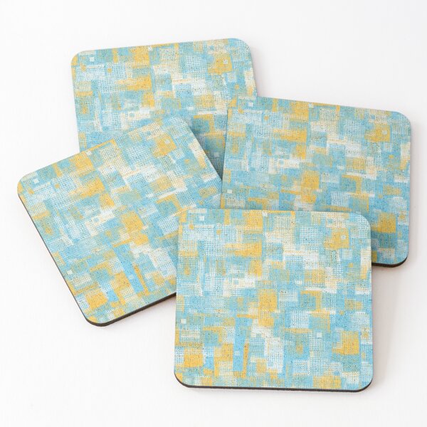 Item preview, Dance Of Light Abstract Art In Blue And Yellow designed and sold by Sharon Cummings Art.