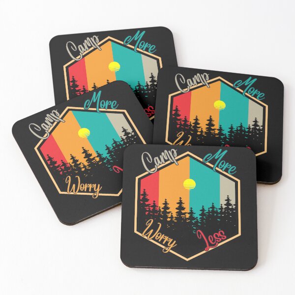 Item preview, Colorful Camp More Worry Less designed and sold by AlienOccupation.