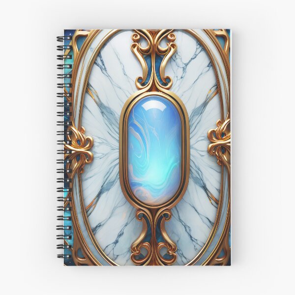 Item preview, Luxurious marble and gold wallpaper, opal gem designed and sold by ChaosEdits.