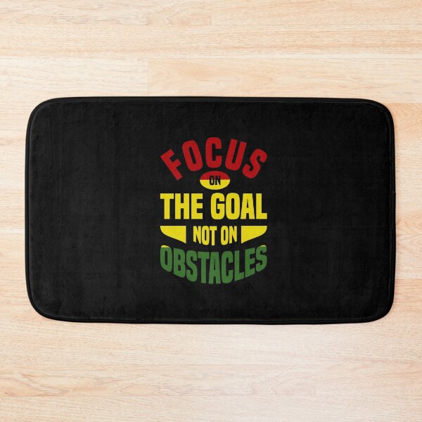 Item preview, Focus on the Goal not on the Obstacles RYG Edition designed and sold by NikitaSkyDesign.