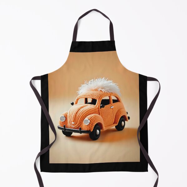 Item preview, Knitted orange sports car designed and sold by Studio Quirk.