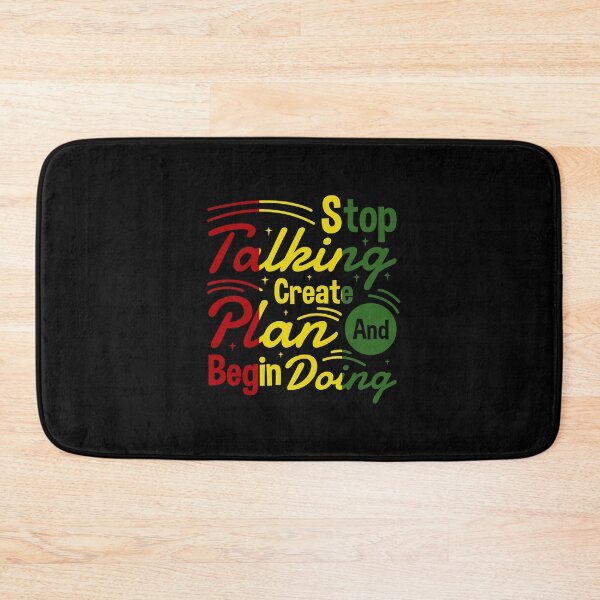 Item preview, Stop Talking Create Plan and Begin Doing RYG Edition designed and sold by NikitaSkyDesign.