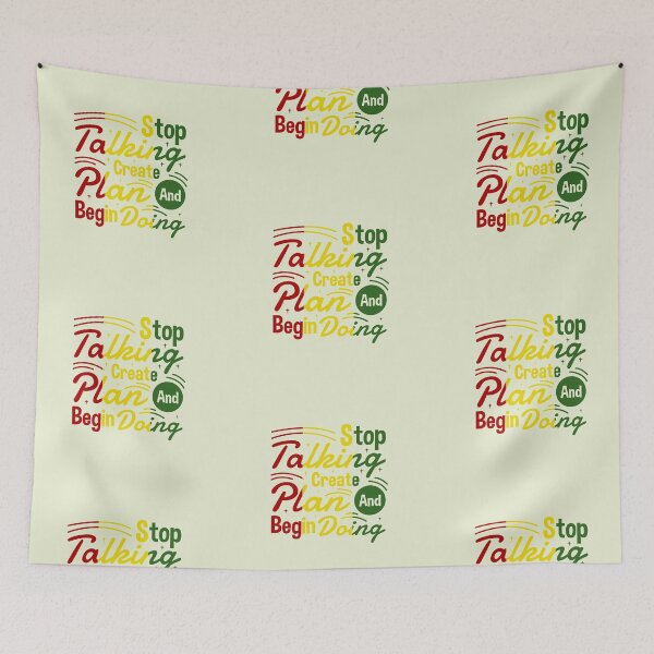 Item preview, Stop Talking Create Plan and Begin Doing RYG Edition designed and sold by NikitaSkyDesign.