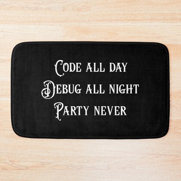 Item preview, Funny Programming Vintage Programmers Code Debug Day Night design designed and sold by farhanhafeez.