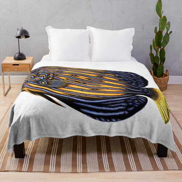 Item preview, Blue-striped angelfish designed and sold by LorenDowding.
