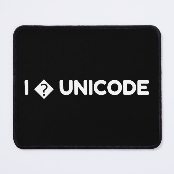 Item preview, I love Unicode design - heart question mark missing designed and sold by farhanhafeez.