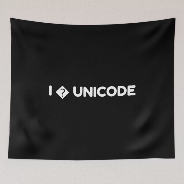 Item preview, I love Unicode design - heart question mark missing designed and sold by farhanhafeez.