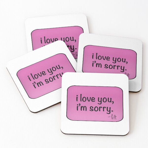 Item preview, I love, I’m Sorry designed and sold by Macey Merdinian.