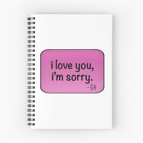 Item preview, I love, I’m Sorry designed and sold by Macey Merdinian.