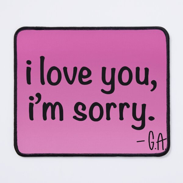 Item preview, I love, I’m Sorry designed and sold by Macey Merdinian.