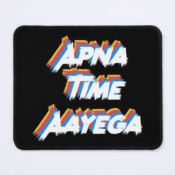 Item preview, Apna Time Aayega Indian Pakistani Desi Distressed Vintage print designed and sold by farhanhafeez.