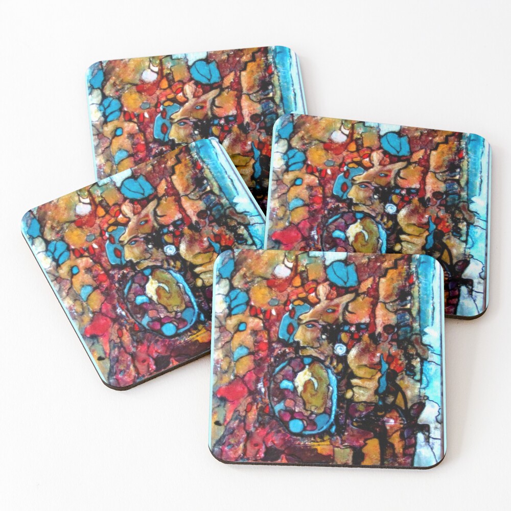 Item preview, Coasters (Set of 4) designed and sold by moonlightart.