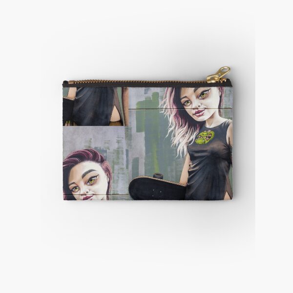 Item preview, Skateboarding girl graffiti mural designed and sold by CAX-ONE.
