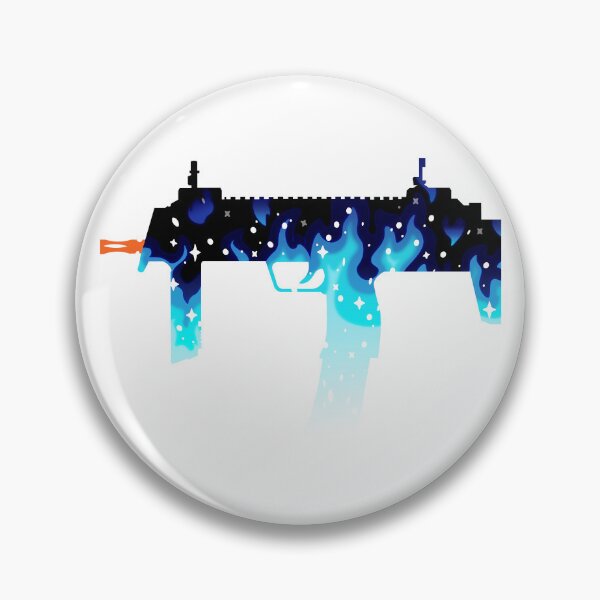 Item preview, Galactic Blue Flame Airsoft MP-7 designed and sold by Carsondood.