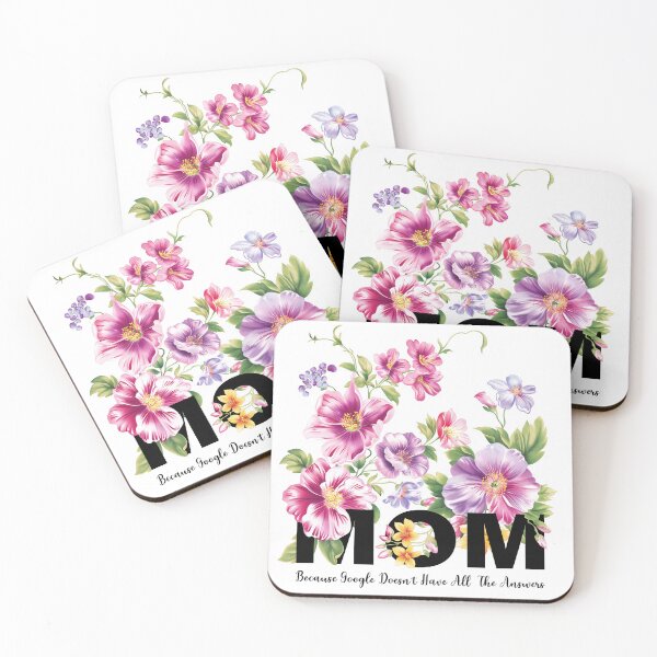 Item preview, Spring Flowers - Mom, Mother's Day Design "Because Google Doesn't Have All  The Answers" designed and sold by Working Pajama.