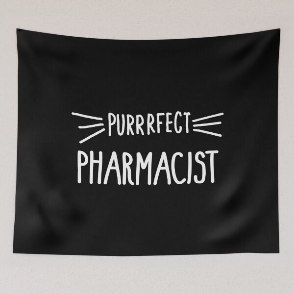 Item preview, Pharmacist Gift Cute Perfect Pharmacist Cat Lover print designed and sold by farhanhafeez.