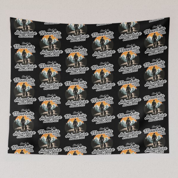 Item preview, climb the mountain with my friend, Adventure awaits us designed and sold by antcpjr682.