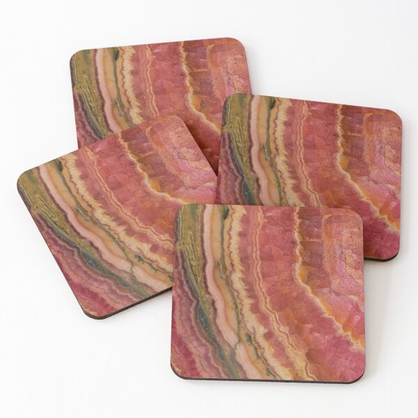 Item preview, Salmon Striped Quartz designed and sold by TheQuarry.