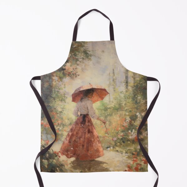 Item preview, Woman with a Parasol in a Garden by Pino Daeni. designed and sold by Daniel Wampler.