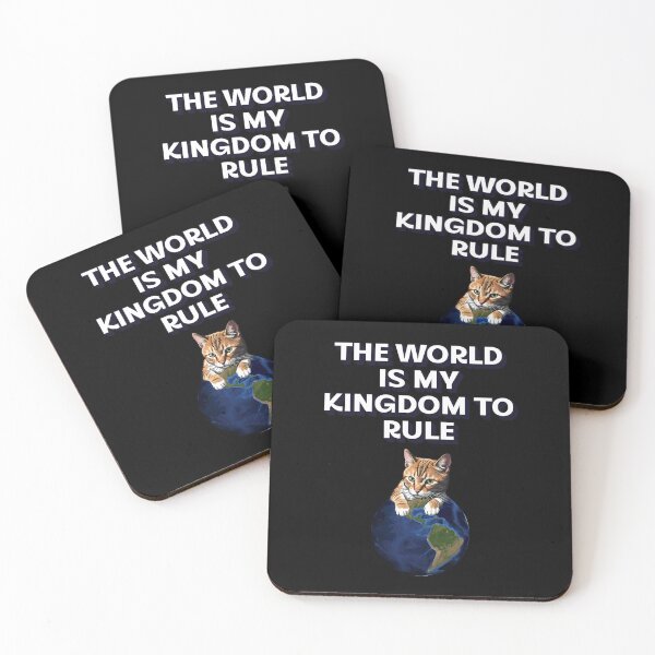 Item preview, The World Is My Kingdom To Rule - Cat Lover's Design designed and sold by signshirtz.