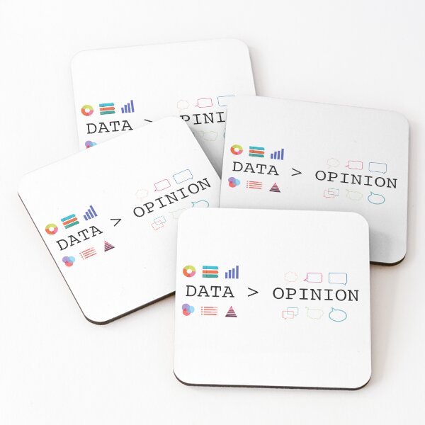 Item preview, Data is Greater than Opinion - Data Science and Statistics - Data Scientists and Statisticians Designs designed and sold by farhanhafeez.