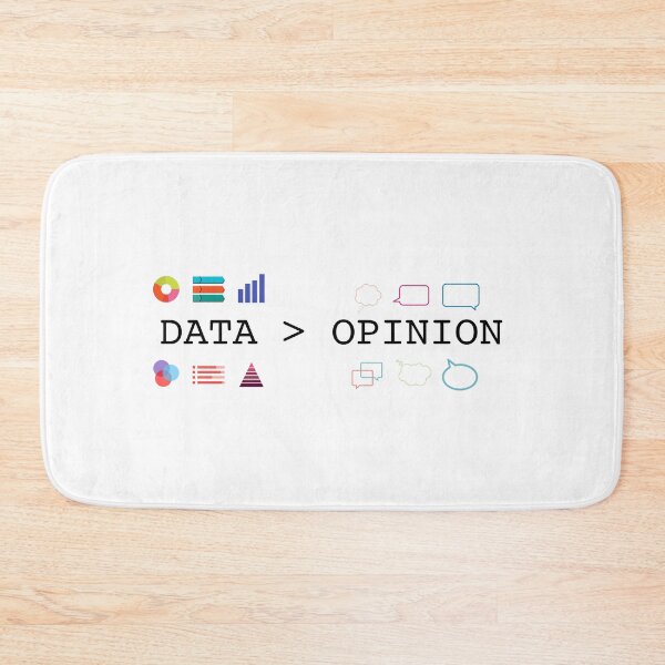 Item preview, Data is Greater than Opinion - Data Science and Statistics - Data Scientists and Statisticians Designs designed and sold by farhanhafeez.