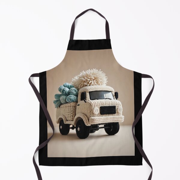 Item preview, Neutral knitted truck holding yarns designed and sold by Studio Quirk.