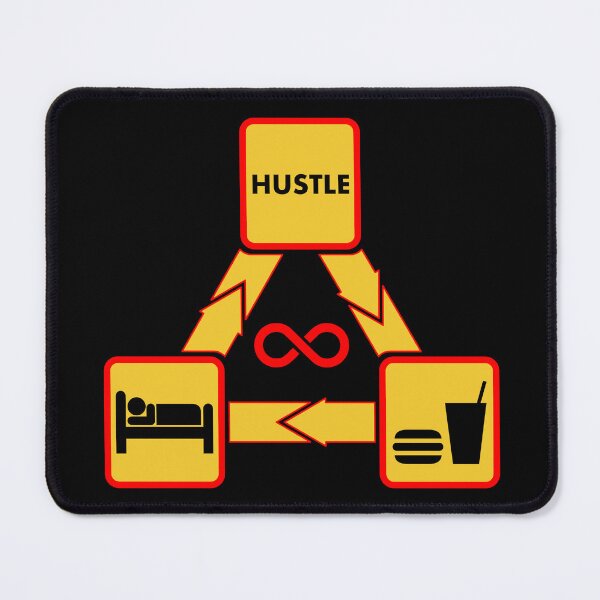 Item preview, Hustle - Eat Sleep Hustle Repeat - Hustler Gift designed and sold by farhanhafeez.