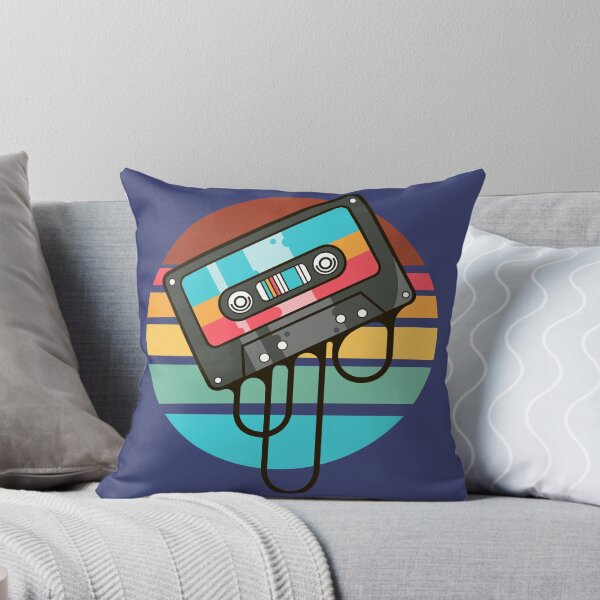 Item preview, Oozing Nostalgia Retro Sunset Cassette Tape 1980s 1990s Music Apparel Design designed and sold by Axolotl Apparel.