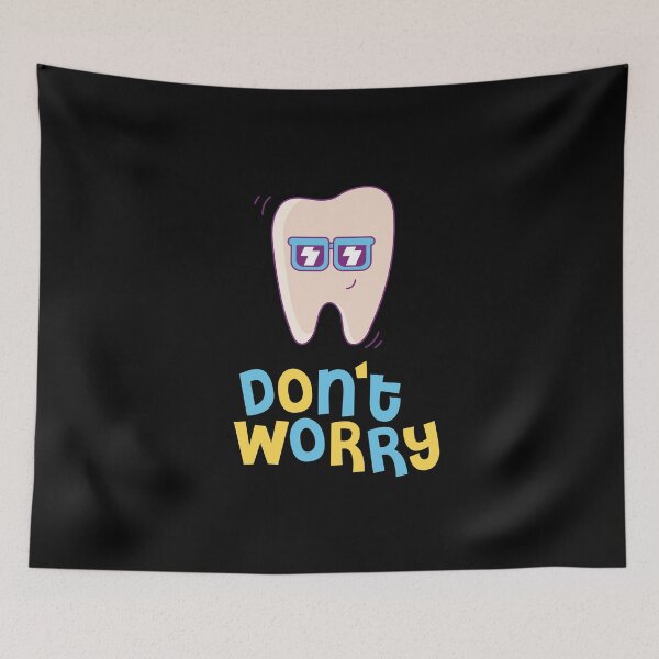 Item preview, Cute Dentist Funny Dental Cool Teeth Dont Worry Dentistry design designed and sold by farhanhafeez.