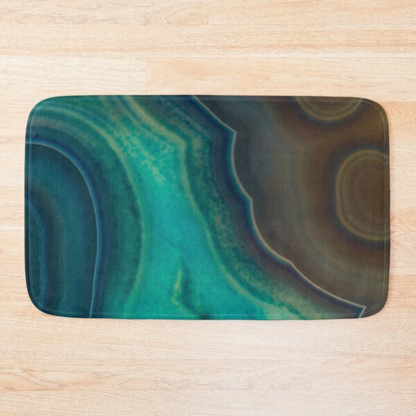 Item preview, Lake Like Teal & Brown Agate designed and sold by TheQuarry.