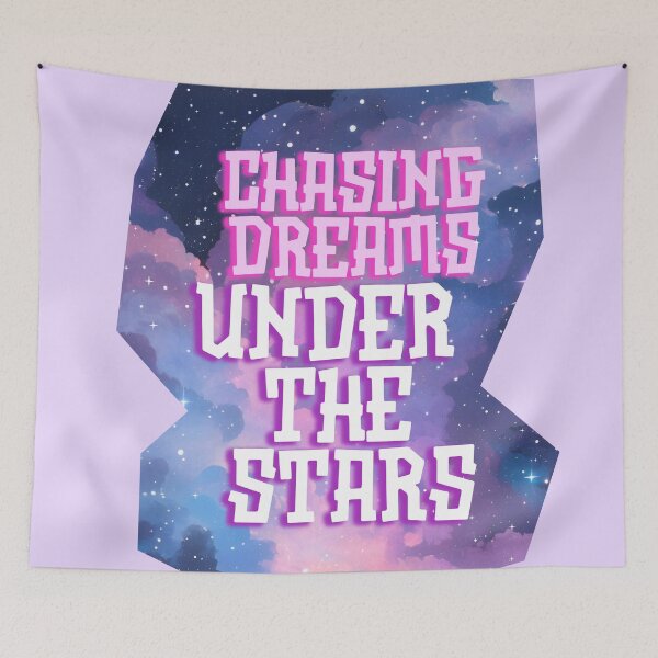 Item preview, Chasing dreams under the stars designed and sold by Randomnessy.