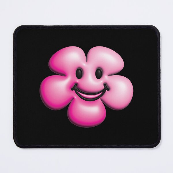Item preview, 3d pink flower smiley face. designed and sold by MiMee4451.