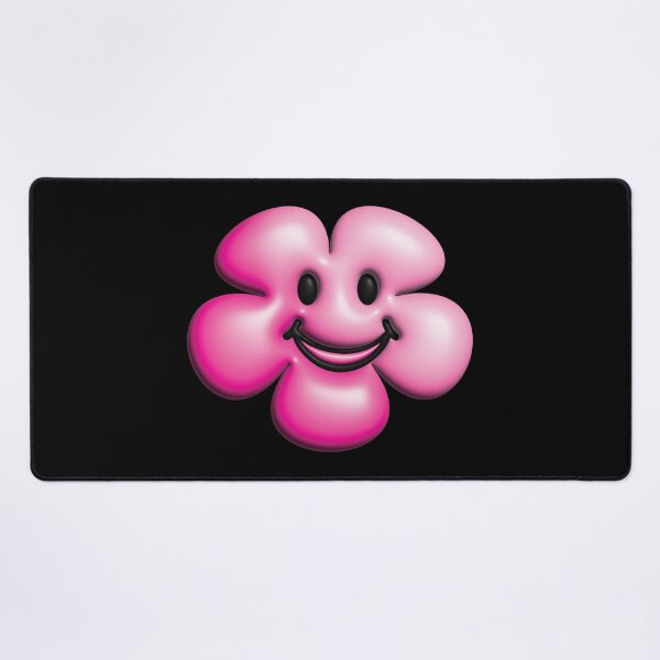 Item preview, 3d pink flower smiley face. designed and sold by MiMee4451.