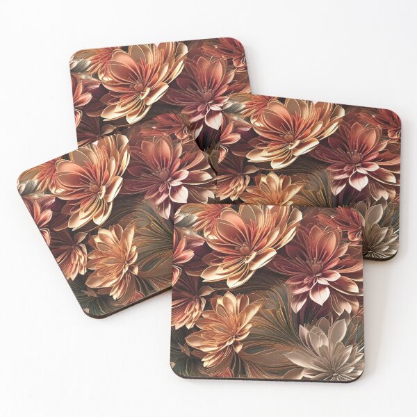 Item preview, Flores fractales abstractas AI 20231119_001 Bolsa de tela designed and sold by JacksonImaging.