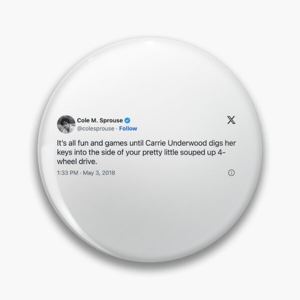 Item preview, Cole Sprouse Carrie Underwood Funny Tweet designed and sold by gretch2025.