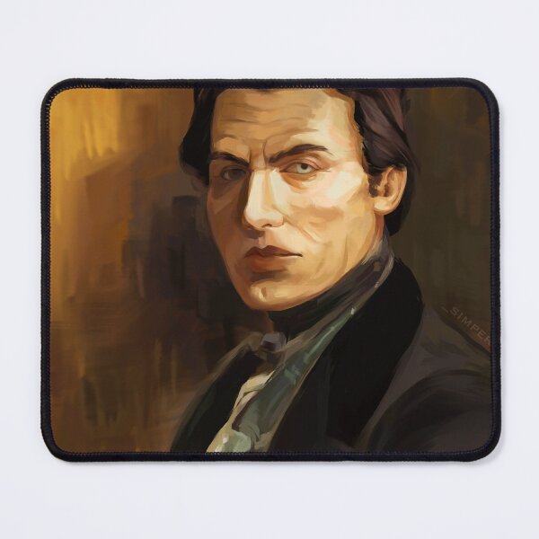 Item preview, Papa III (Terzo) - Eugène Delacroix's Self Portrait (Paintless) designed and sold by simpera.