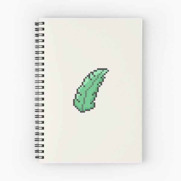Item preview, green leaf pixel art designed and sold by helixter.