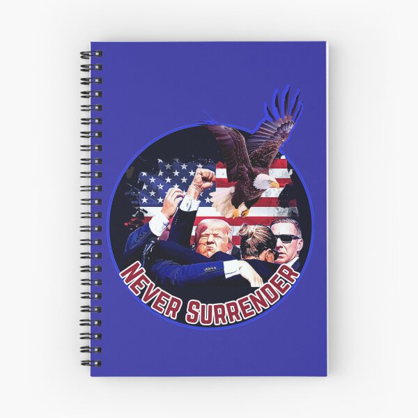 Item preview, Never Surrender (Trump) designed and sold by Tripp Art Studio.