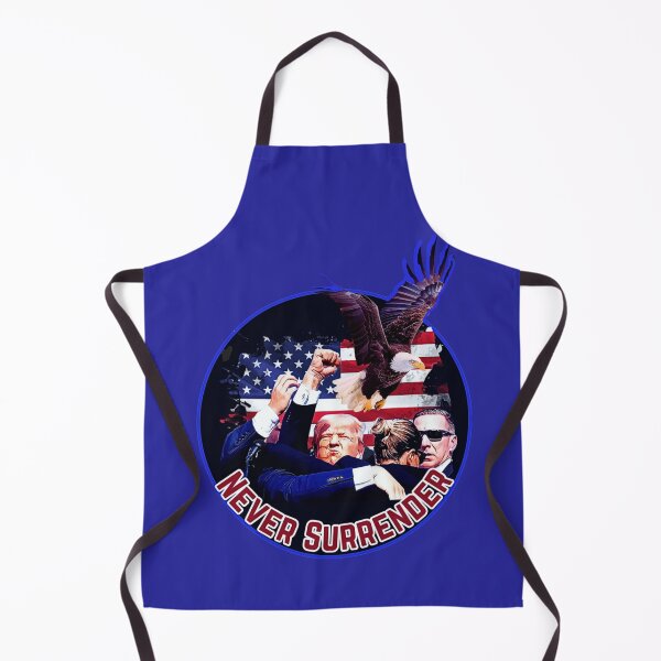 Item preview, Never Surrender (Trump) designed and sold by Tripp Art Studio.