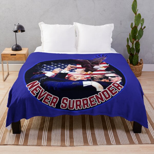 Item preview, Never Surrender (Trump) designed and sold by Tripp Art Studio.