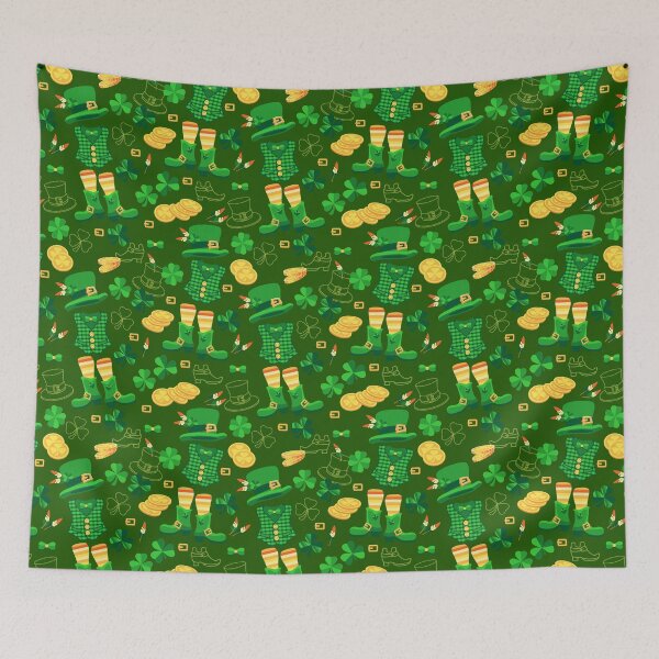 Item preview, Irish  Leprechaun Pattern designed and sold by HolidayT-Shirts.
