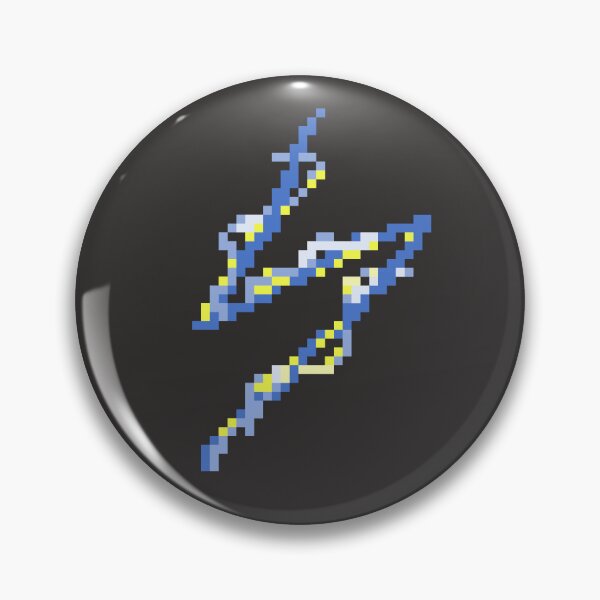Item preview, thunder pixel art designed and sold by helixter.