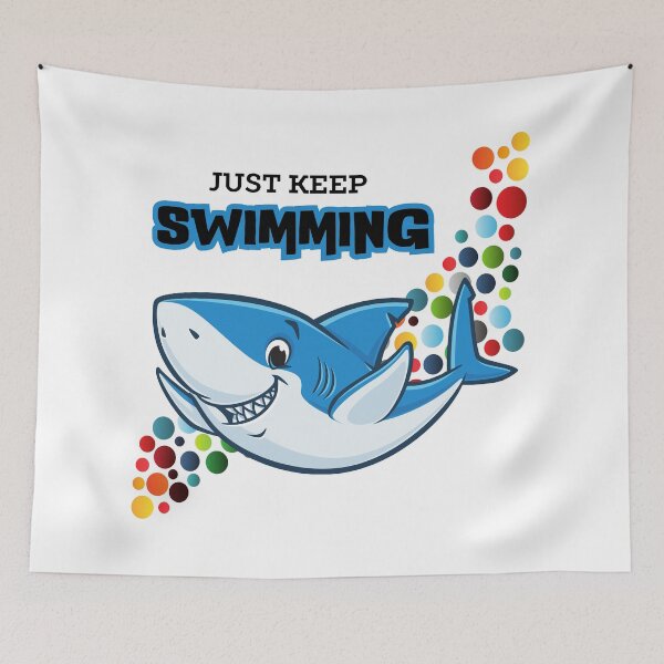 Item preview, Just keep swimming, just keep swimming designed and sold by annmariek2018.