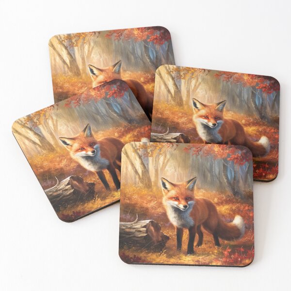 Artikelvorschau, Fuchs-Porträt. Herbstsaison, Herbstfuchs, Vintage-Fuchs, Fuchs-Malerei, Camille Pissarro-Stil entworfen und verkauft von FoxVibes.